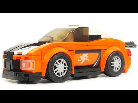 Sluban М38-В0633В Orange racing car | Cars playset