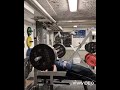 Bench Press 110kg 20 reps 3 sets with close grip - legs up