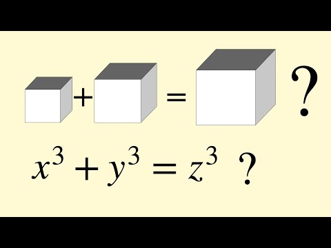 A special case of Fermat's Last Theorem, where n=3