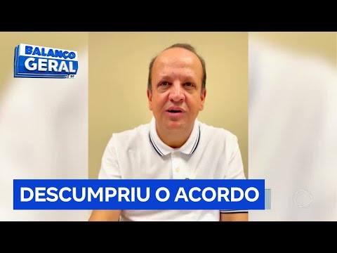 Prefeito de Caldas Novas é acionado pela justiça por não pagar multa de nepotismo | Balanço Geral DF