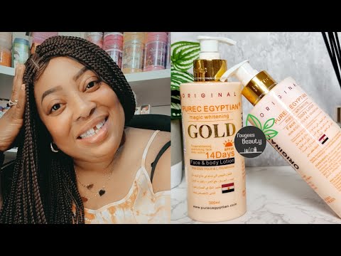 Pure Egyptian Magic Whitening Gold Lotion | My Personal Experience | How To Use