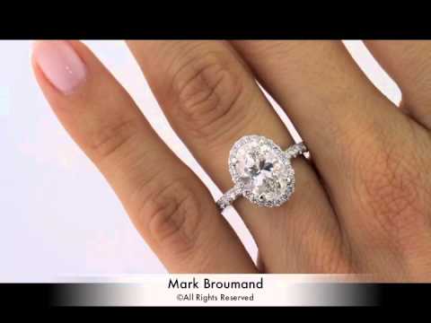 4.15ct Oval Cut Diamond Engagement Anniversary Ring-Mark Broumand