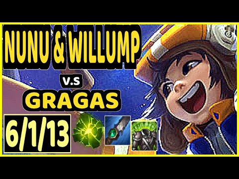 STYLLEE (NUNU & WILLUMP) vs GRAGAS - 6/1/13 KDA JUNGLE GAMEPLAY - EUW Ranked GRANDMASTER