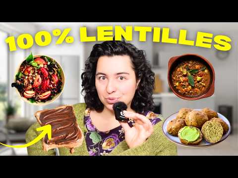 QUE FAIRE AVEC DES LENTILLES ? 4 RECETTES faciles & rapides I VEGAN + SANS GLUTEN