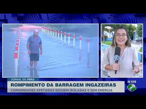 150 famílias estão isoladas em Massapê do Piauí após rompimento de barragem