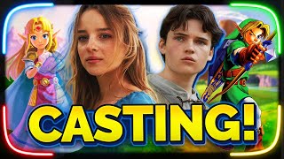 Zelda Movie Actors REVEALED for Link and Zelda!!!!!!