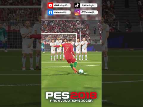PES 2018 Ronaldo Free Kick #pes2018
