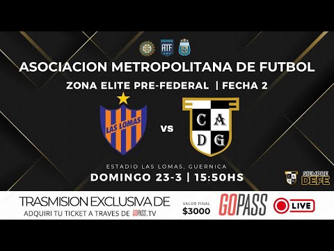 DEFENSORES DE GLEW VS LAS LOMAS | FECHA 2 | APERTURA | ASOCIACION METROPOLITANA DE FUTBOL