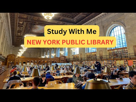 STUDY WITH ME at NEW YORK PUBLIC LIBRARY 📚📚 | [ LIVE 24/7 ]