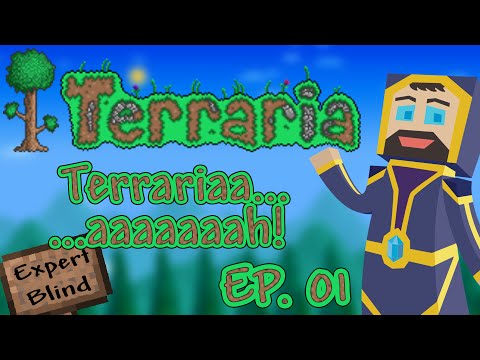 Terraria 1.3 Expert Mode Blind - Ep. 01 - Terrariaaaaaaaaah!