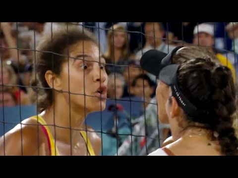 JO PARIS 2024 - "Imagine" repris en choeur : Lennon apaise les tensions en finale de beach-volley