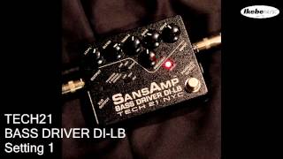 Video thumbnail for 【池部楽器店】TECH21 BASS DRIVER DI-LB by Ikebe Channel｜池部楽器店
