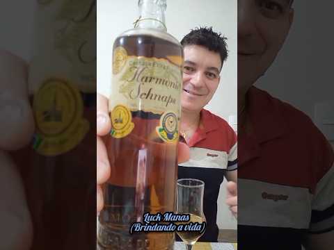 Experimentando a cachaça Harmonie Schnaps