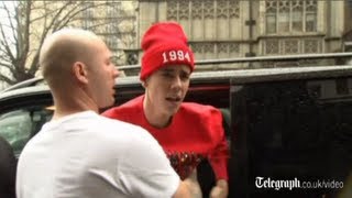Justin Bieber lashes out at cameraman