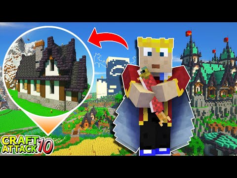 Neuer XXL LACHS & 3 NEUE GEBÄUDE im KÖNIGREICH! - Minecraft Craft Attack 10 #81