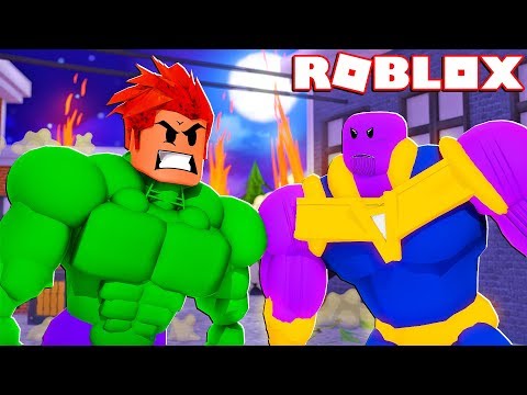Smart Hulk Vs Thanos in SuperHero Simulator