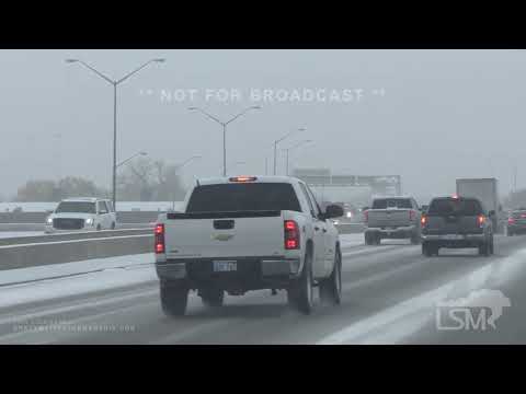 11-25-2023 Wichita, KS  - Heavy Snow: Near Whiteout Conditions