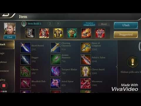 Coba item build Arthur di dark slayer!!!.....biar Hero Arthur kalian keras!!!