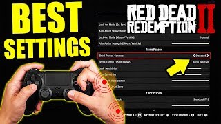 The 5 BEST Red Dead Redemption 2 CONTROLLER SETTINGS! RDR2 Settings For More RESPONSIVE CONTROLS!