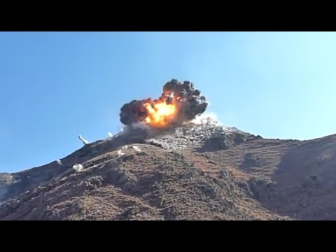 1000 lb. JDAM GBU-32 JDAM Dropped in Mangwal Valley Kunar Province in HD
