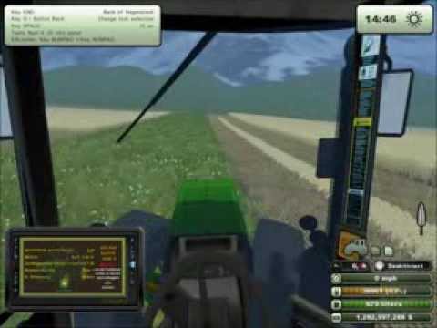 Playing Farming Simulator 2013/ harvesting some crops with my Claas and my John Deere :)
