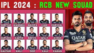 IPL 2024 | Royal Challengers Bangalore Full Squad 2024| RCB Full Squad 2024 IPL
