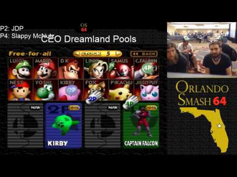CEO Dreamland Pools   JDP Kirby vs Slappy Mcnutz Falcon   Smash 64