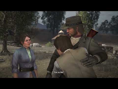 The Outlaw Return (John Marston returns home) intro cutscene - Red Dead Redemption 1