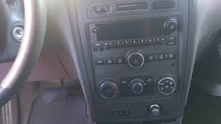 2006 Chevy HHR stereo removal