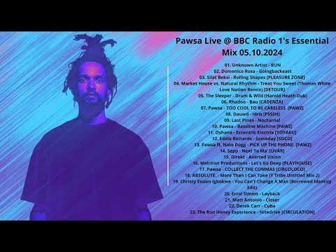 Pawsa Live @ BBC Radio 1's Essential Mix 05.10.2024 with tracklist