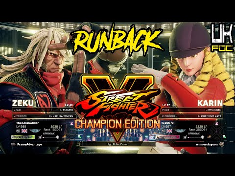 Street Fighter V CE: Online FT3 -  The SofaSoldier (Zeku) Vs. TekMerc (Karin)