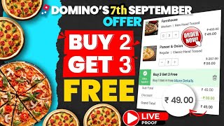 dominos buy 2 pizza & Get 3 pizza free offer🔥🍕|Domino's pizza offer|swiggy loot offer by india waale