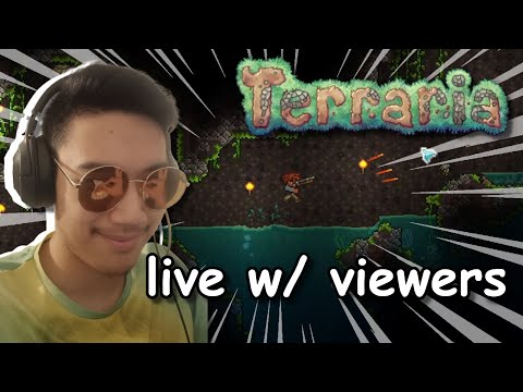 DAY 1 SHOTGUN SPEEDRUN!! LIVE w/ Viewers (Terraria Stream)