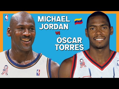 🔥 MICHAEL JORDAN volvió del RETIRO y enfrentó a OSCAR TORRES de NOVATO🏀