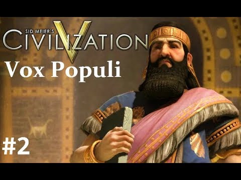 Let's Play Civilization 5 Vox Populi - Assyria p.2 (deity, epic)