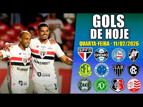 ⚽ ALL THE GOALS FROM WEDNESDAY, FEBRUARY 11, 2026 - TODAY'S GOALS FROM THE BRAZILIAN CHAMPIONSHIP...