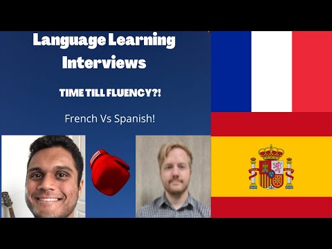 Language Learning Interviews #4 | Justin: Hours till fluency, Differences in Languages (Fr/Span)