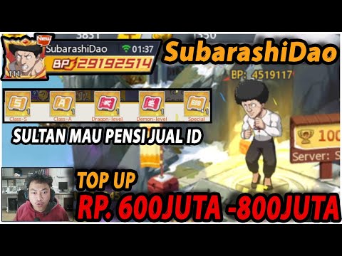 🔥🔥AKUN TOP UP 800JUTA MAU PENSI (HABISKAN HAMPIR 1MILYAR UNTUK GAME) - ONE PUNCH MAN:The Strongest