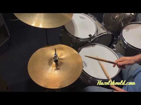 Vintage Paiste 2002 Black Label 1976 Heavy Hi Hats 14” 944 1061 g