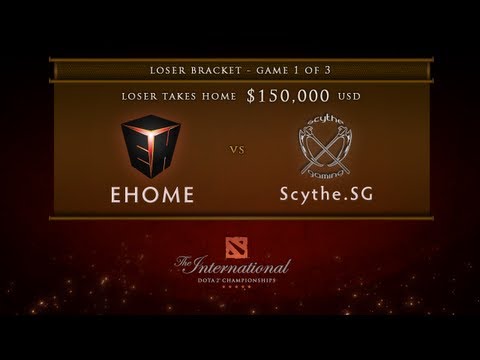Dota 2 International - Loser Bracket Finals - EHOME vs Scythe.SG Game 1