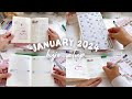January 2024 Bullet Journal Setup 🌱 Plan With Me | simple layout for Midori A6, beginner friendly