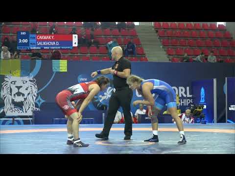 Qual. WW - 65 kg: Y. CAKMAK (TUR) v. D. SALIKHOVA (RUS)