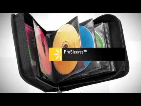 Case Logic CDW16 - CD/DVD-Ordner, Nylon, schwarz, 16 CDs oder DVDs