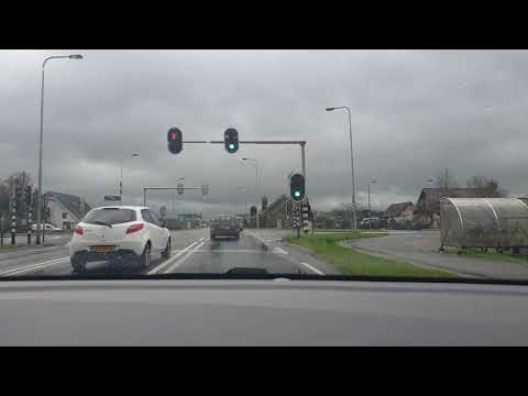 Drive in the Netherlands, From Ijsselstein towards Lopik, N210 at Benschop