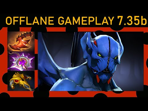 ⭐Night Stalker 15+ Kills! Offlane Gameplay 7.35b - Dota 2 Top MMR