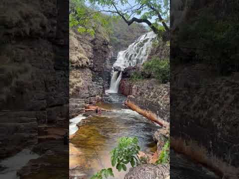 Cascada de los Cristales, cerca de Alto Paraíso de Goiás, Brasil