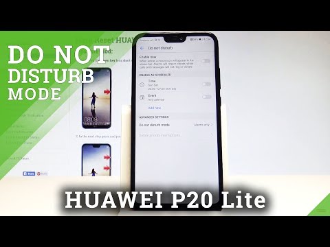 How to Enable Do Not Disturb in HUAWEI P20 Lite - DND Settings |HardReset.Info