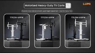 Motorized Heavy-Duty TV Carts | TT21 Series | LUMI