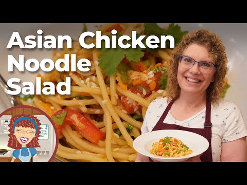 Asian Chicken Noodle Salad | Chicken Noodle Salad Recipe | Summer Salad