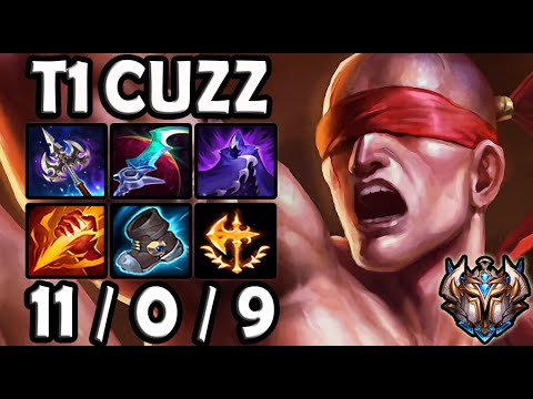 LEE SIN Jungle vs NIDALEE [ T1 Cuzz ] Patch 11.2 Ranked Korea ✅